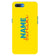 IK5016-Yellow Name and Surname Back Cover for Oppo Realme C1