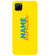 IK5016-Yellow Name and Surname Back Cover for Realme C11