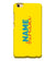 IK5016-Yellow Name and Surname Back Cover for Vivo Y55L