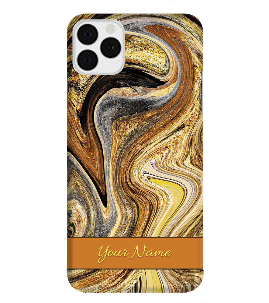 IK5018-Modern Art Name Back Cover for Apple iPhone 11 Pro