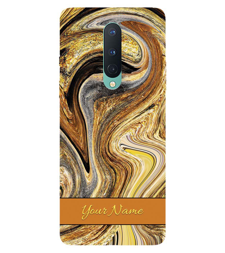 IK5018-Modern Art Name Back Cover for OnePlus 8