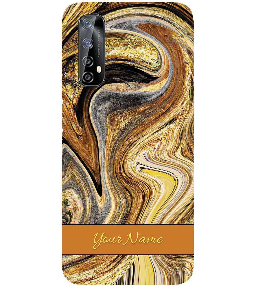 IK5018-Modern Art Name Back Cover for Realme 7