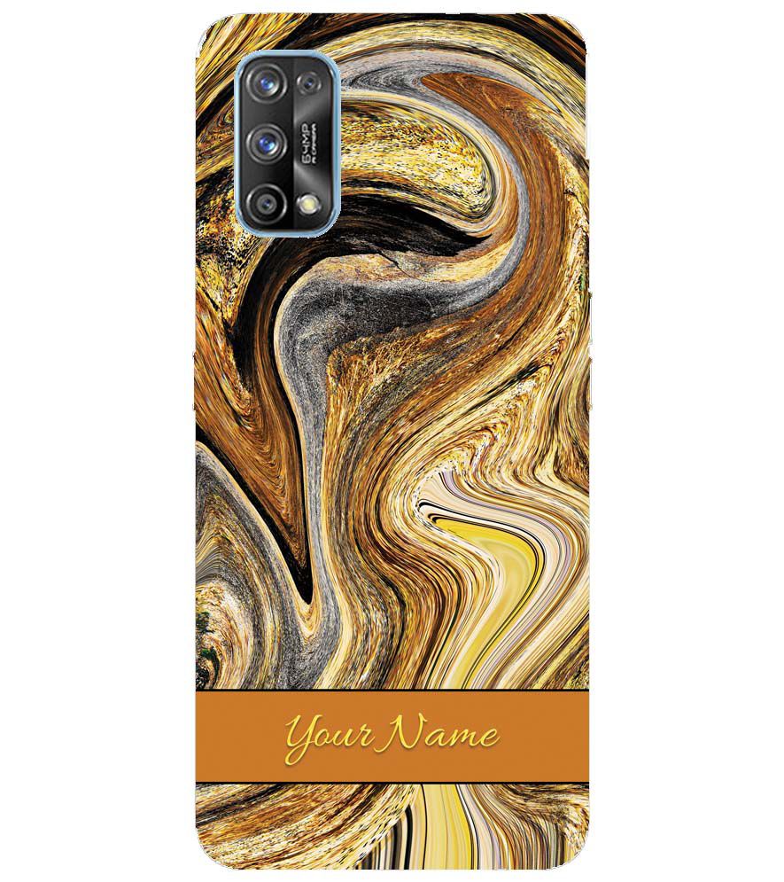 IK5018-Modern Art Name Back Cover for Realme 7 Pro