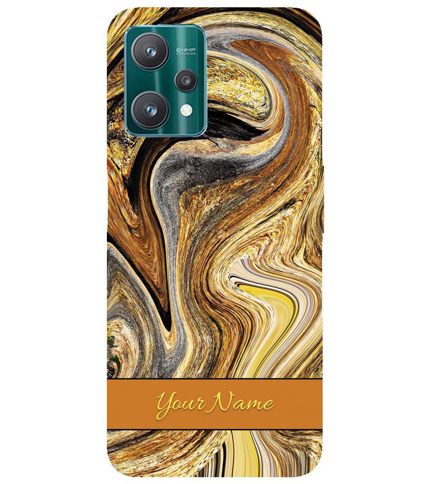 IK5018-Modern Art Name Back Cover for Realme 9 Pro