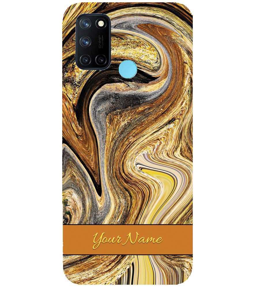 IK5018-Modern Art Name Back Cover for Realme C17