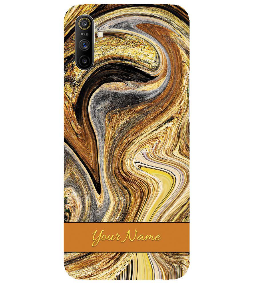 IK5018-Modern Art Name Back Cover for Realme Narzo 10A