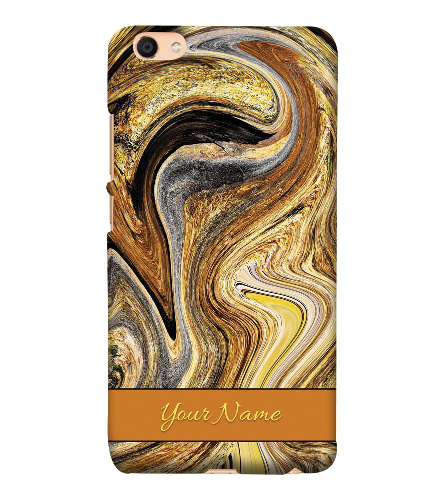 IK5018-Modern Art Name Back Cover for Vivo Y55L