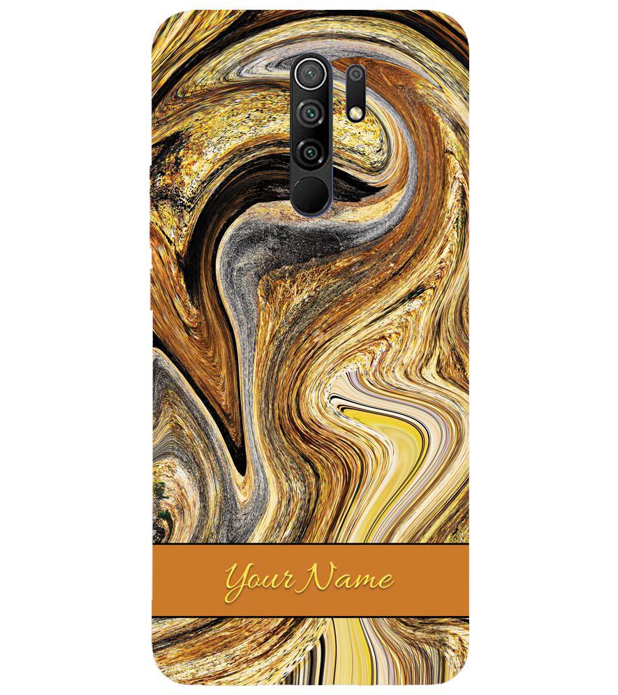 IK5018-Modern Art Name Back Cover for Xiaomi Poco M2