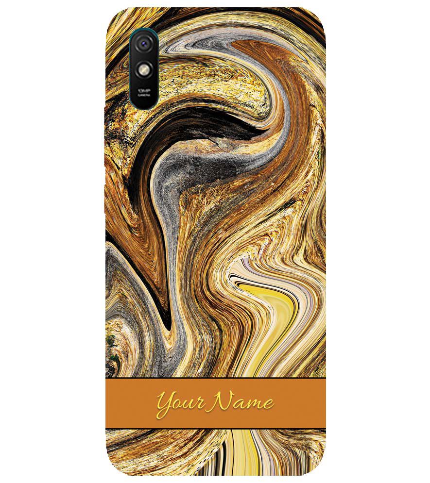 IK5018-Modern Art Name Back Cover for Xiaomi Redmi 9i