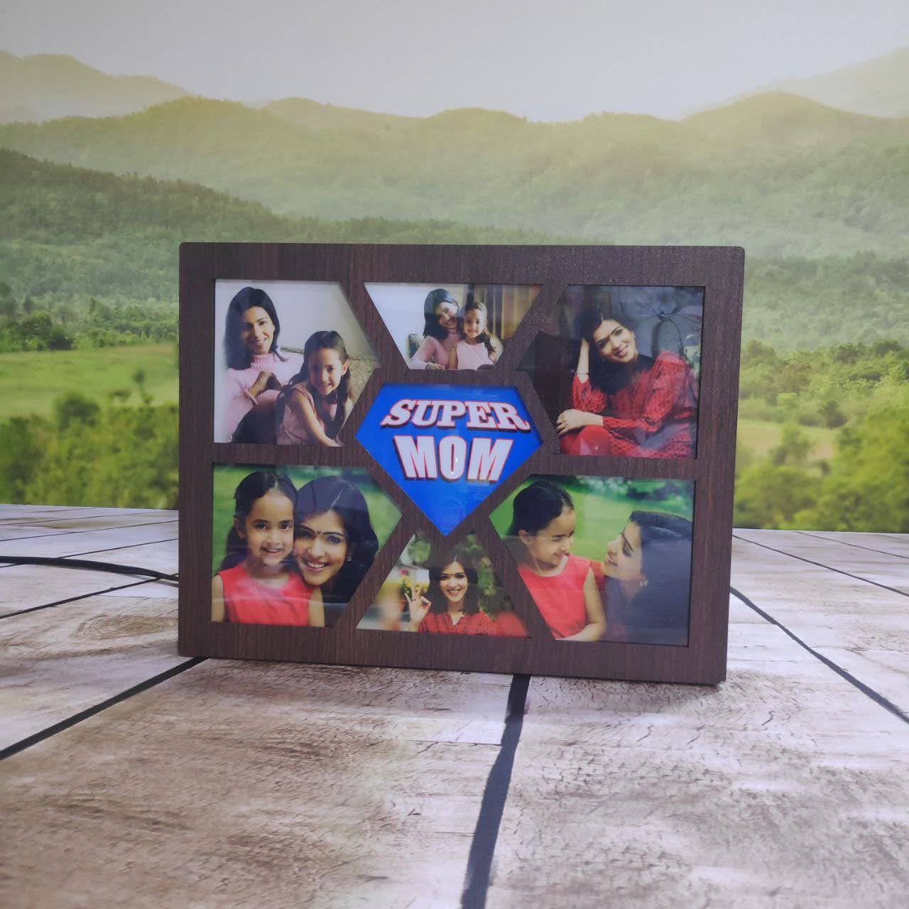 LED Collage Frame (Super Mom)