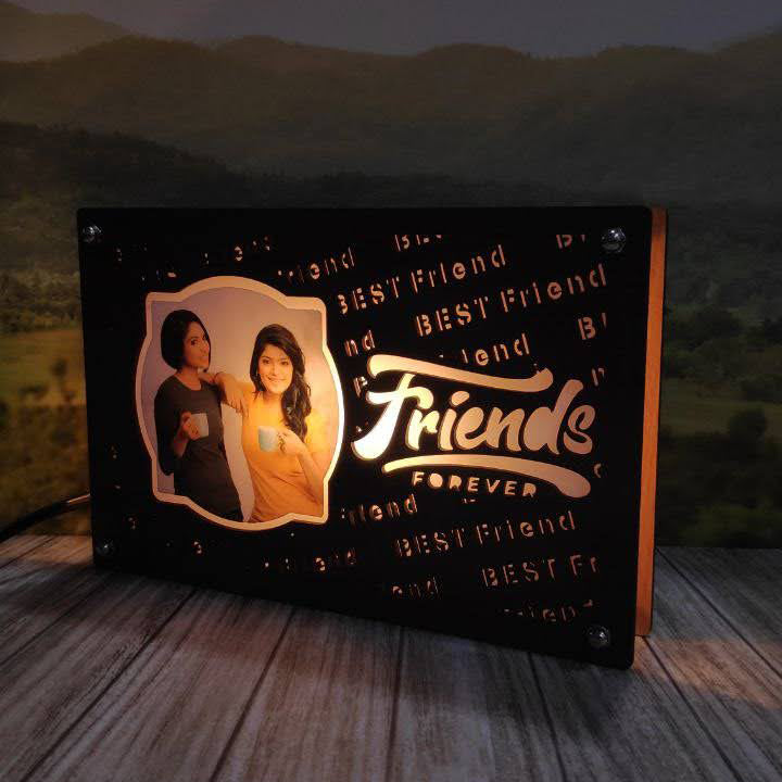 Warm White Best Friend LED Frame