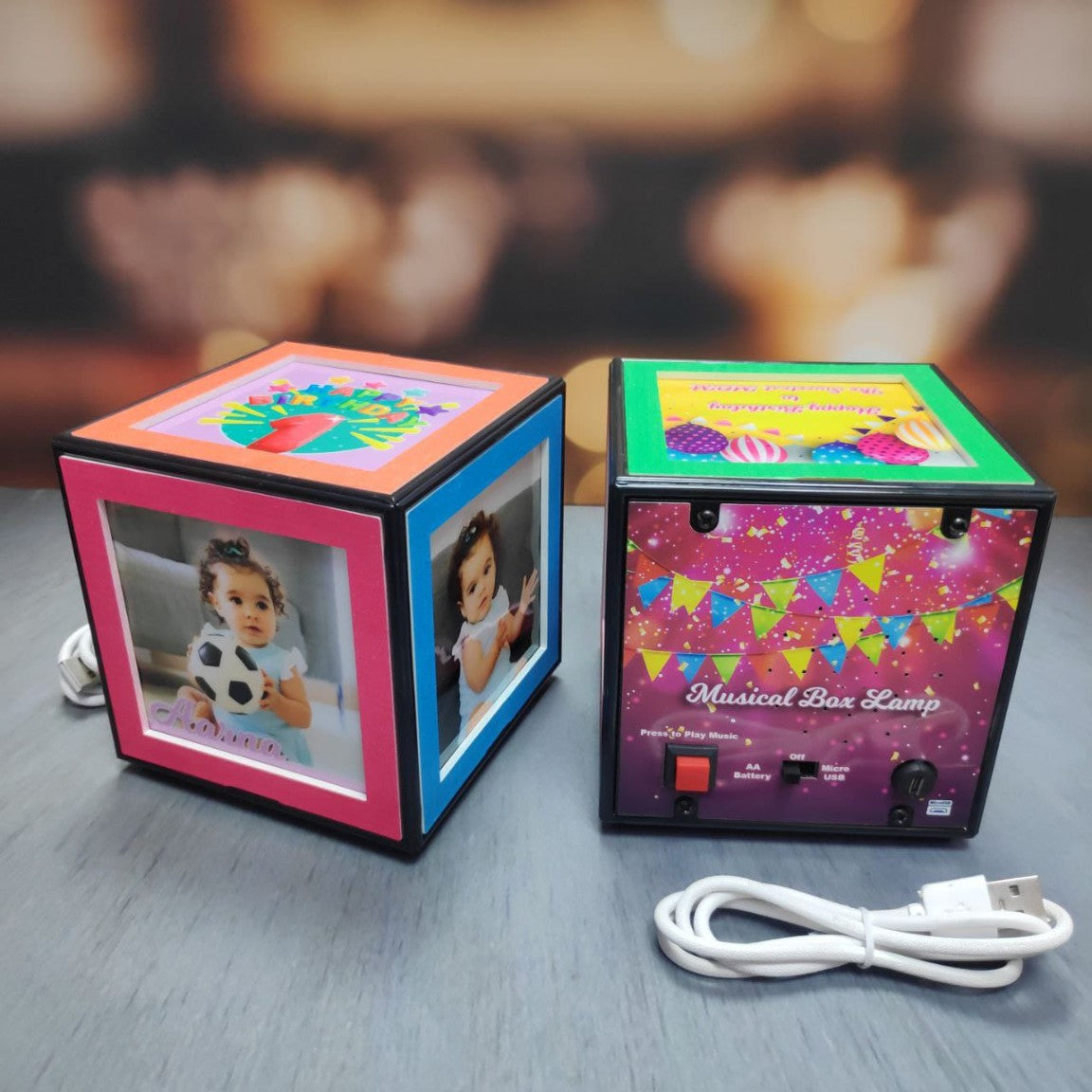 Musical LED Box - Janamdin Mubaarak