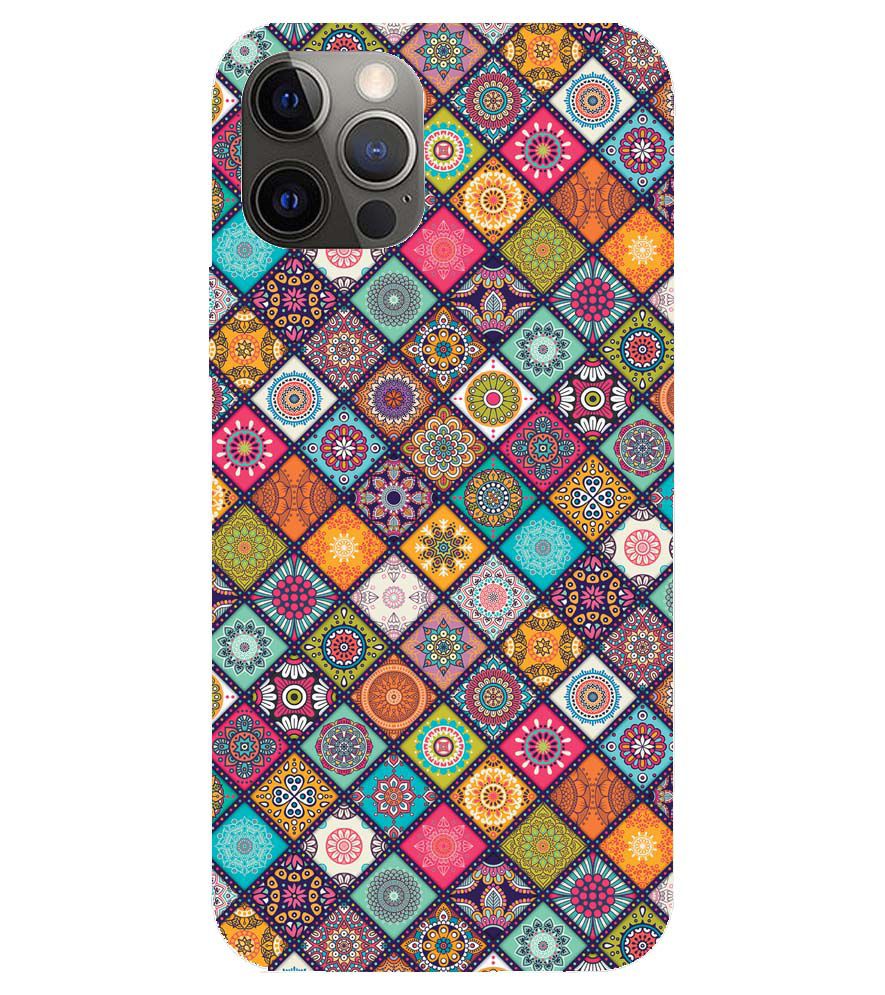 P0197-Beautiful Mandala Pattern Back Cover for Apple iPhone 12 Pro