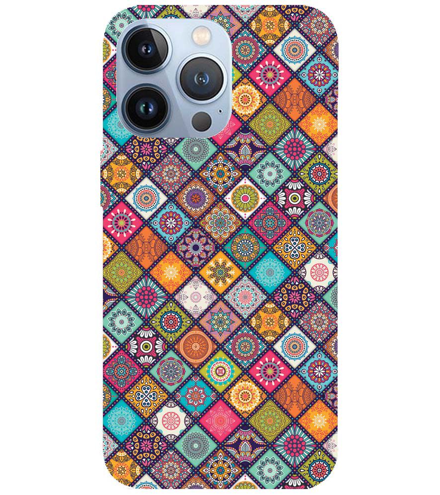 P0197-Beautiful Mandala Pattern Back Cover for Apple iPhone 13 Pro