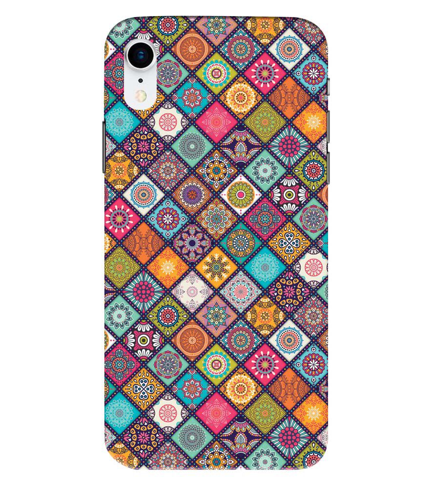 P0197-Beautiful Mandala Pattern Back Cover for Apple iPhone XR