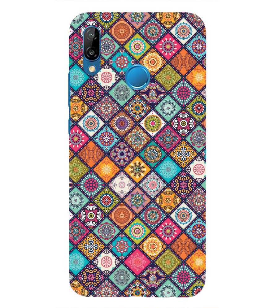 P0197-Beautiful Mandala Pattern Back Cover for Huawei Nova 3e