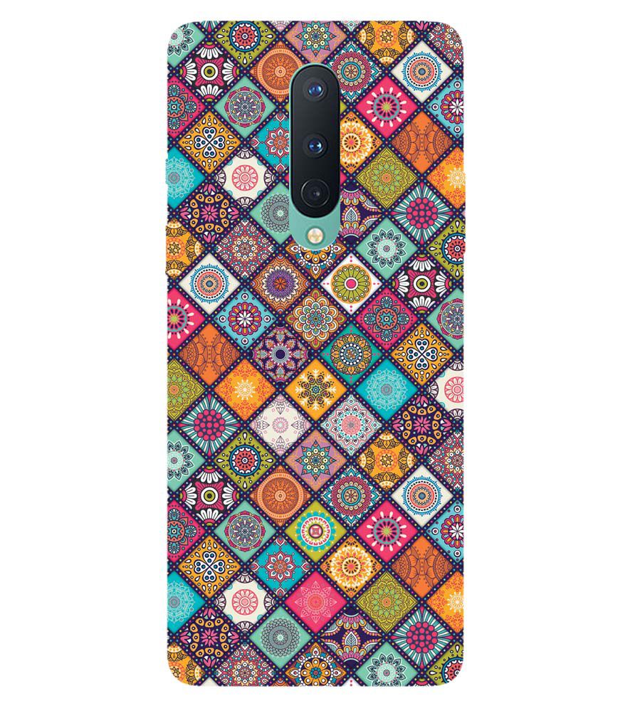 P0197-Beautiful Mandala Pattern Back Cover for OnePlus 8