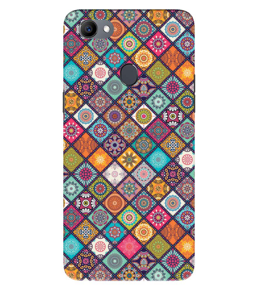 P0197-Beautiful Mandala Pattern Back Cover for Oppo F5 Plus