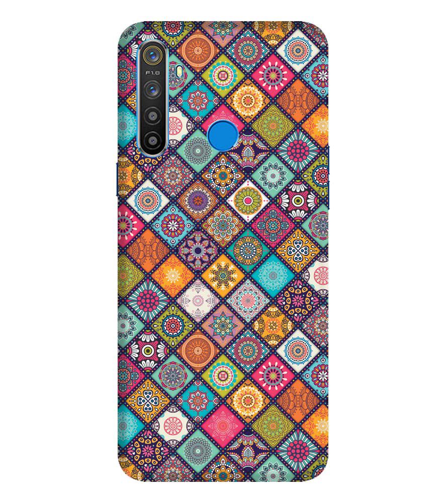 P0197-Beautiful Mandala Pattern Back Cover for Realme 5