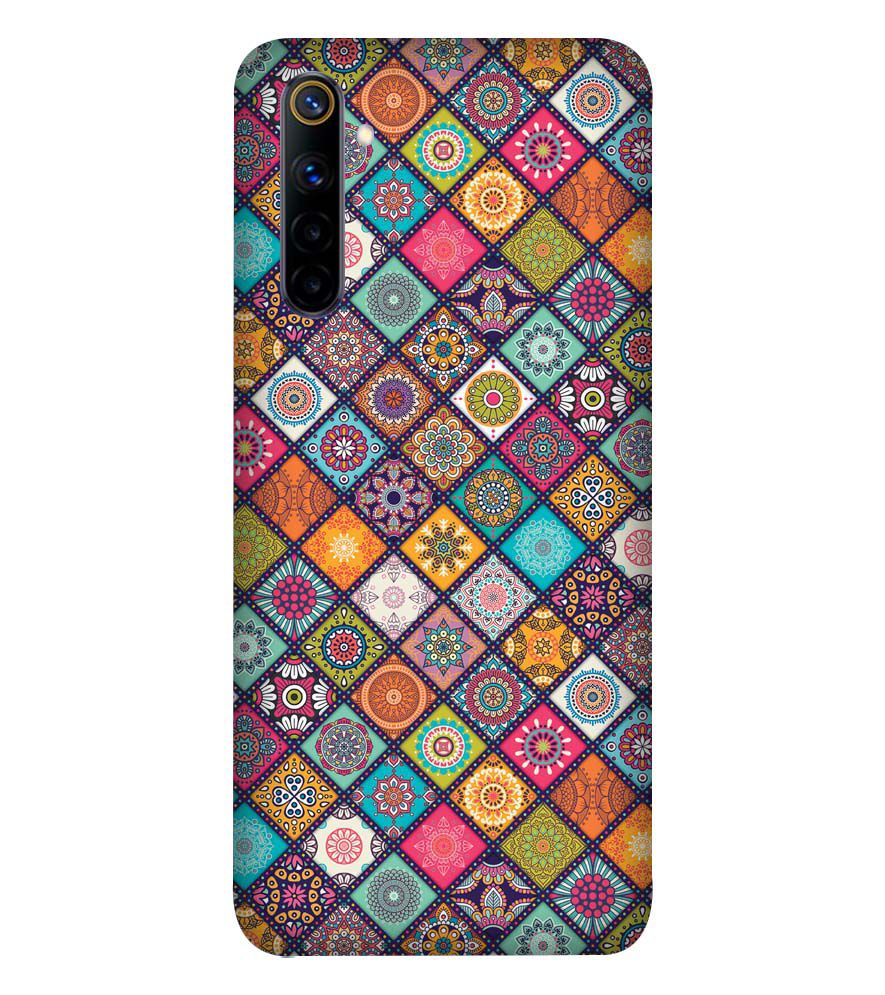 P0197-Beautiful Mandala Pattern Back Cover for Realme 6i