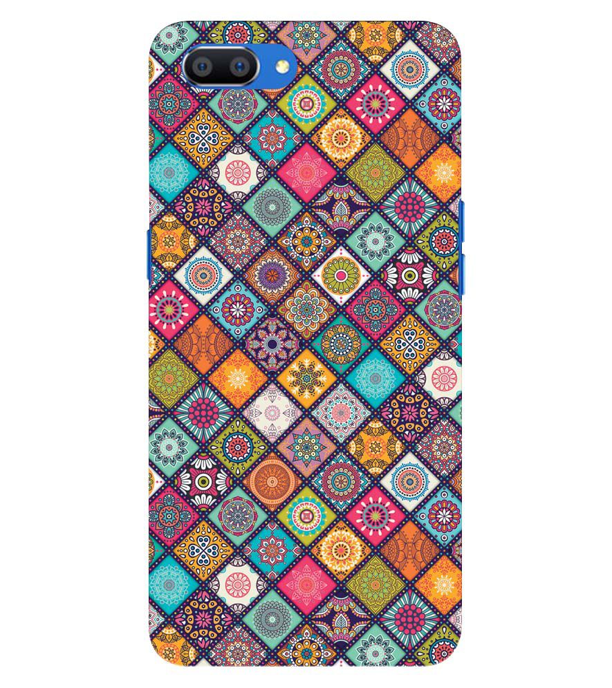 P0197-Beautiful Mandala Pattern Back Cover for Oppo Realme C1