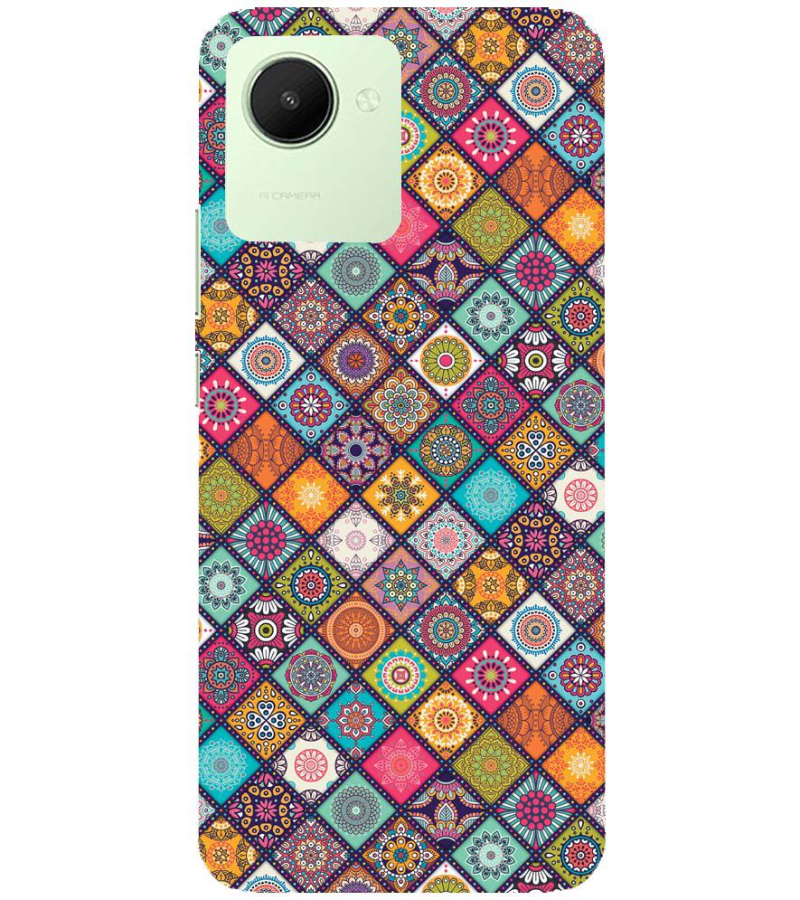 P0197-Beautiful Mandala Pattern Back Cover for Realme C30