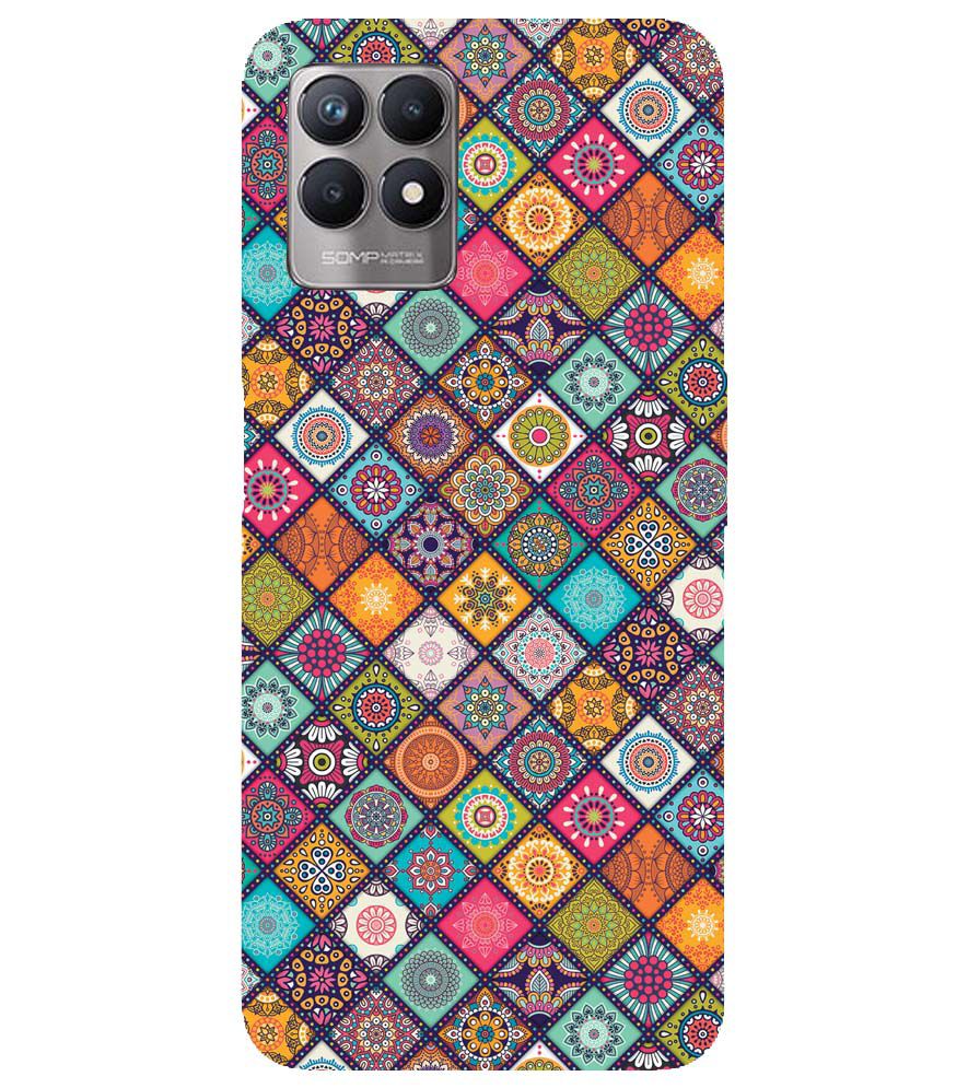 P0197-Beautiful Mandala Pattern Back Cover for Realme Narzo 50