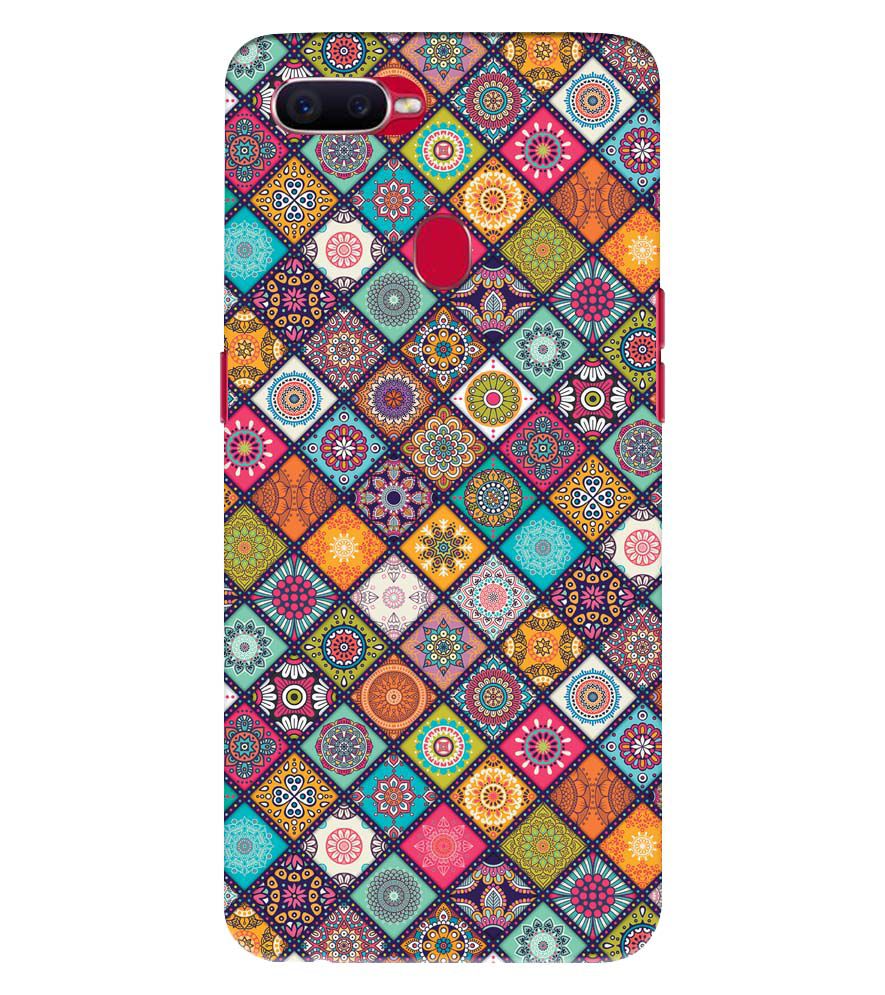 P0197-Beautiful Mandala Pattern Back Cover for Realme U1