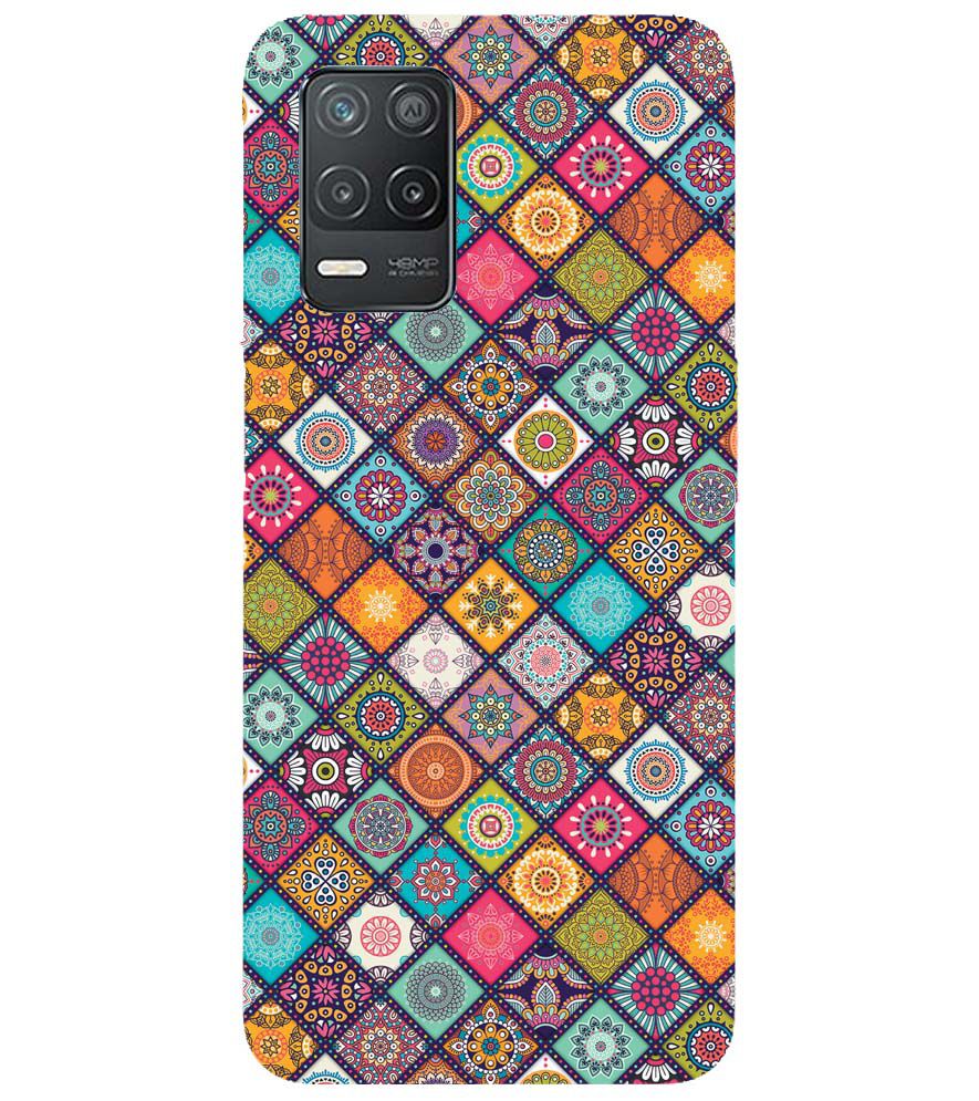 P0197-Beautiful Mandala Pattern Back Cover for Realme V13 5G