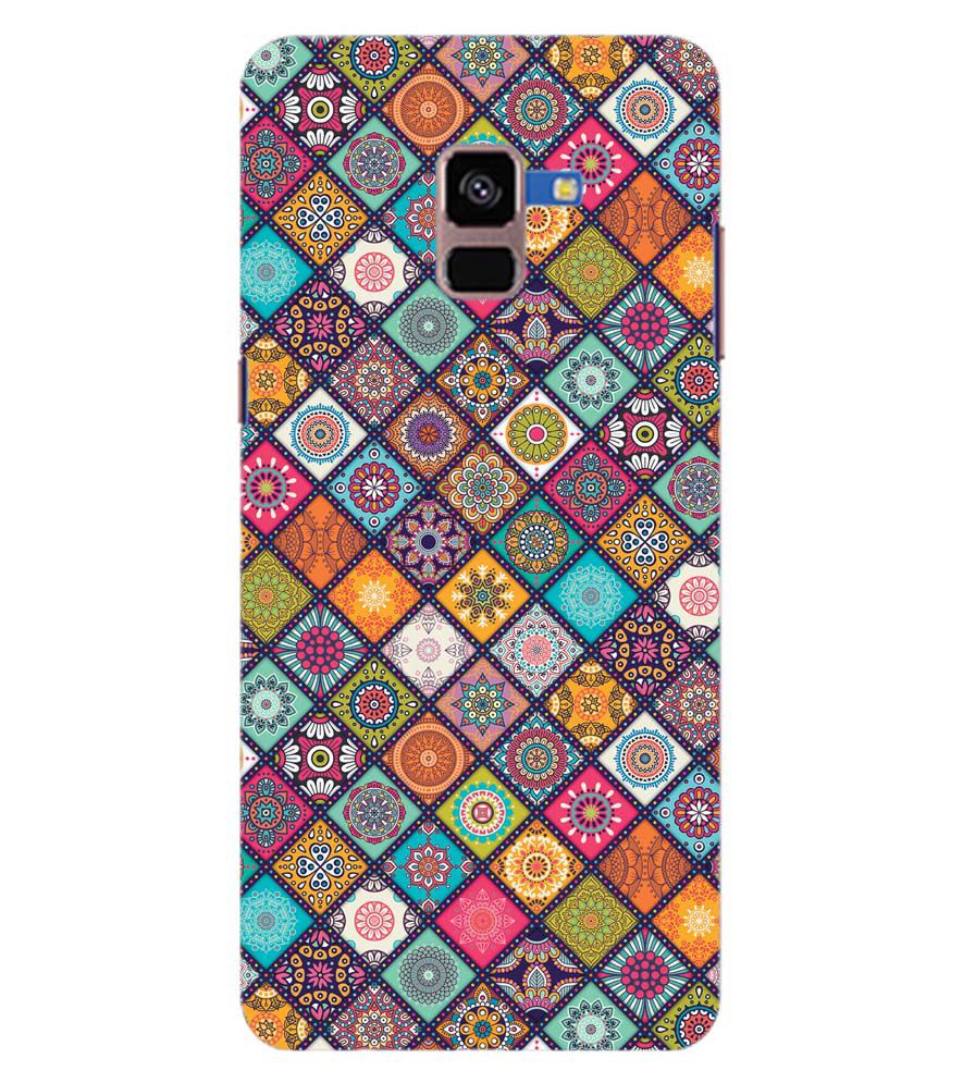 P0197-Beautiful Mandala Pattern Back Cover for Samsung Galaxy A8 Plus