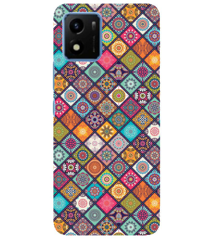 P0197-Beautiful Mandala Pattern Back Cover for vivo Y01