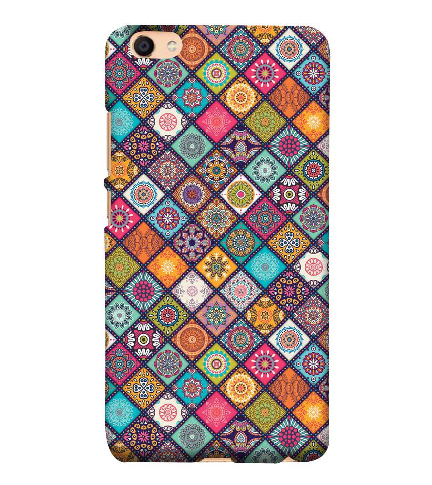 P0197-Beautiful Mandala Pattern Back Cover for Vivo Y55L