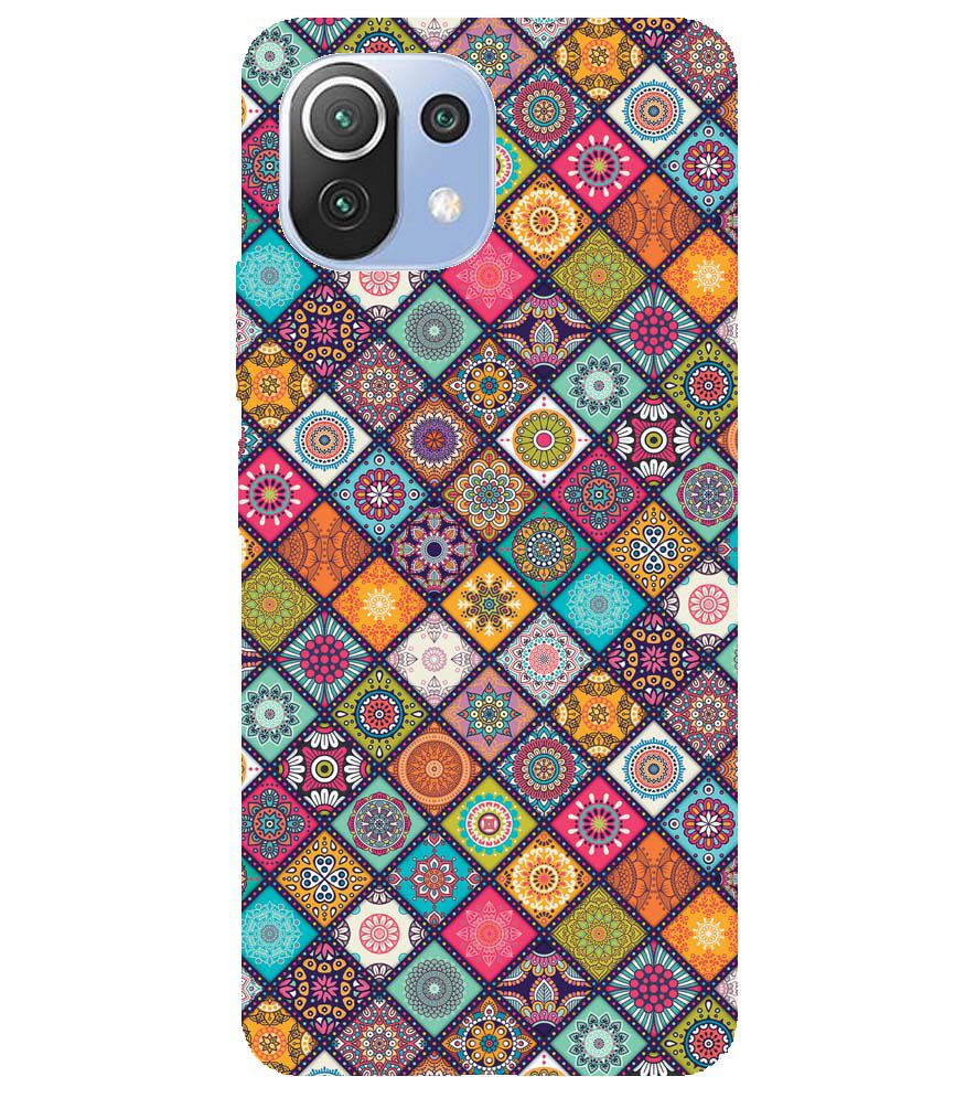 P0197-Beautiful Mandala Pattern Back Cover for Xiaomi Mi 11 Lite