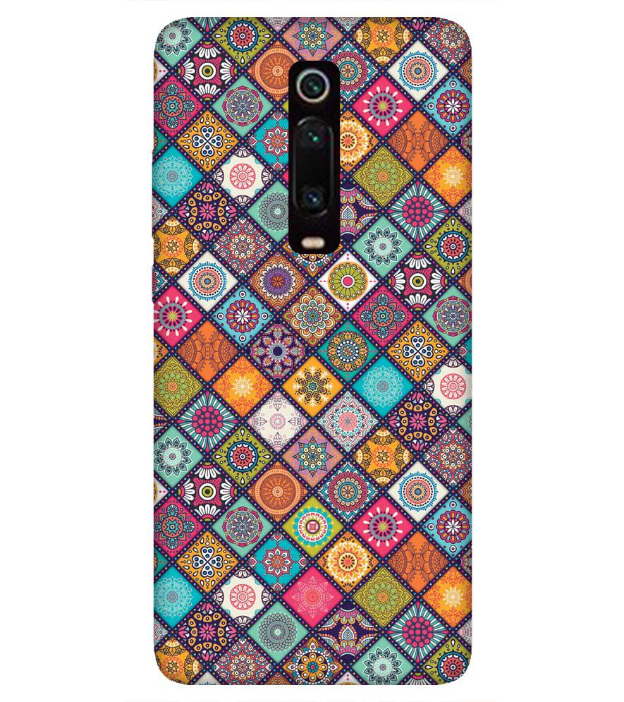 P0197-Beautiful Mandala Pattern Back Cover for Xiaomi Redmi K20 and K20 Pro