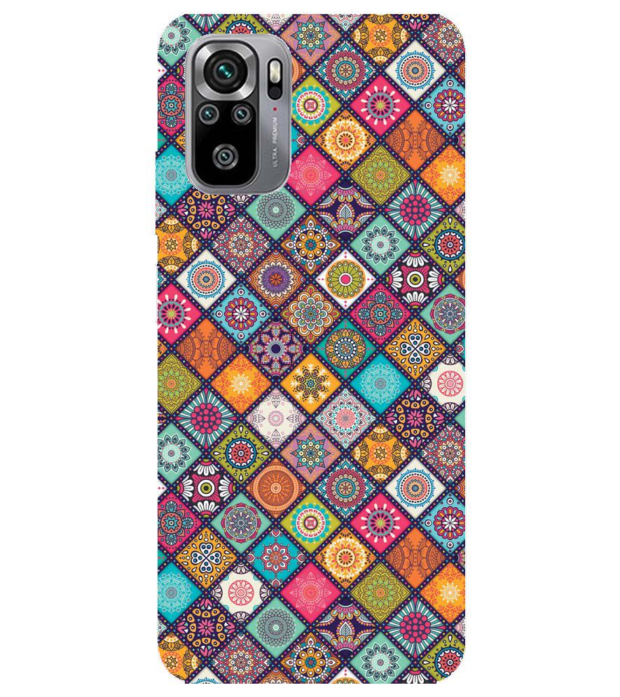 P0197-Beautiful Mandala Pattern Back Cover for Xiaomi Redmi Note 10