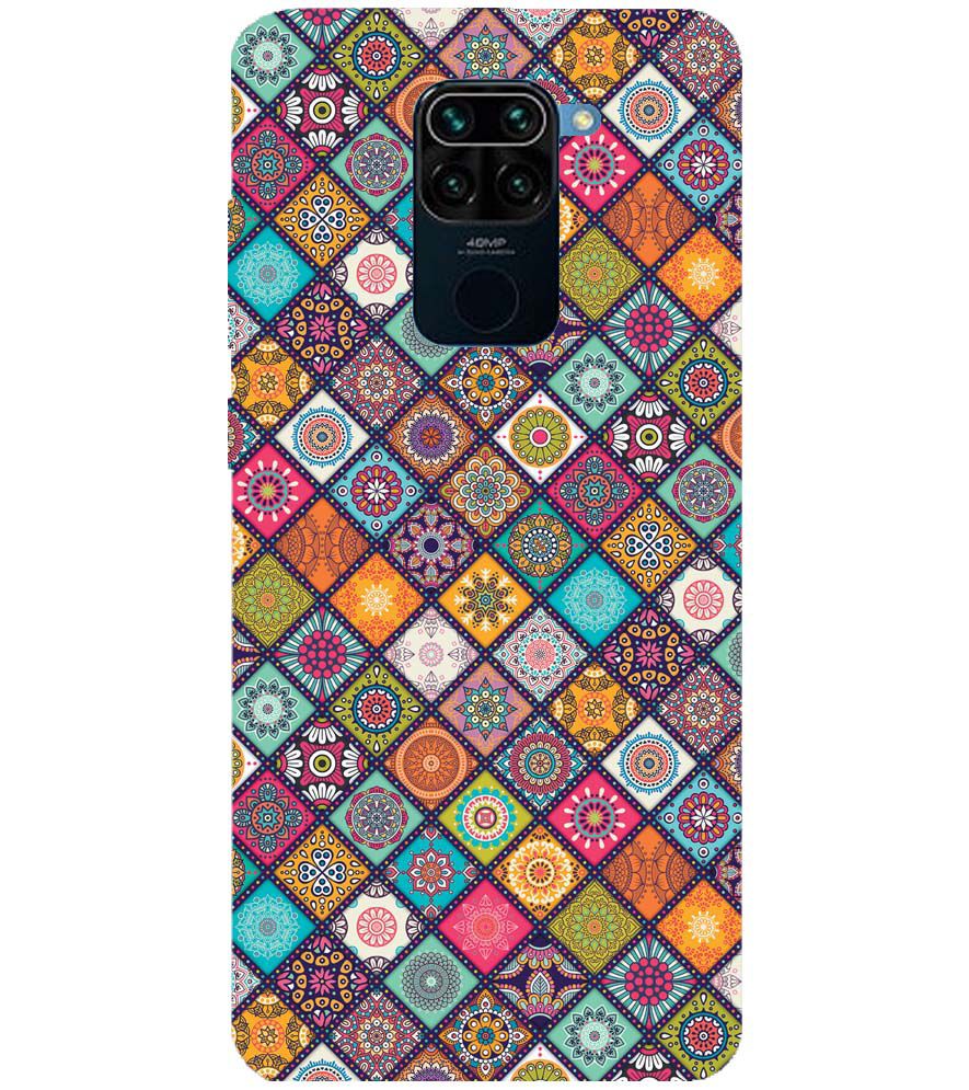 P0197-Beautiful Mandala Pattern Back Cover for Xiaomi Redmi Note 9