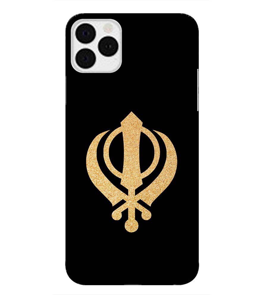 PS1300-Khanda Sahib Back Cover for Apple iPhone 11 Pro