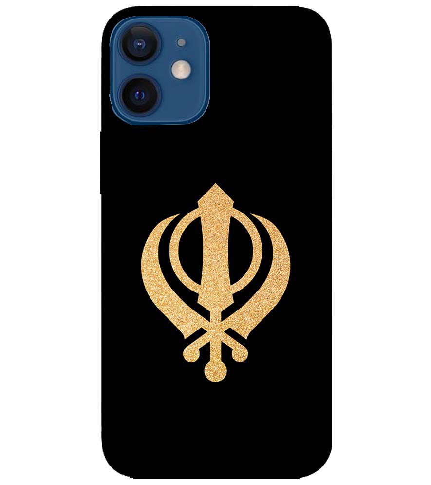 PS1300-Khanda Sahib Back Cover for Apple iPhone 12 Mini