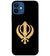 PS1300-Khanda Sahib Back Cover for Apple iPhone 12 Mini