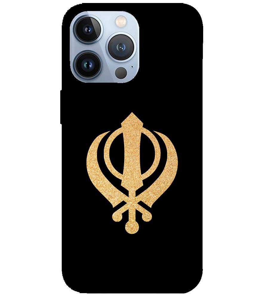 PS1300-Khanda Sahib Back Cover for Apple iPhone 13 Pro