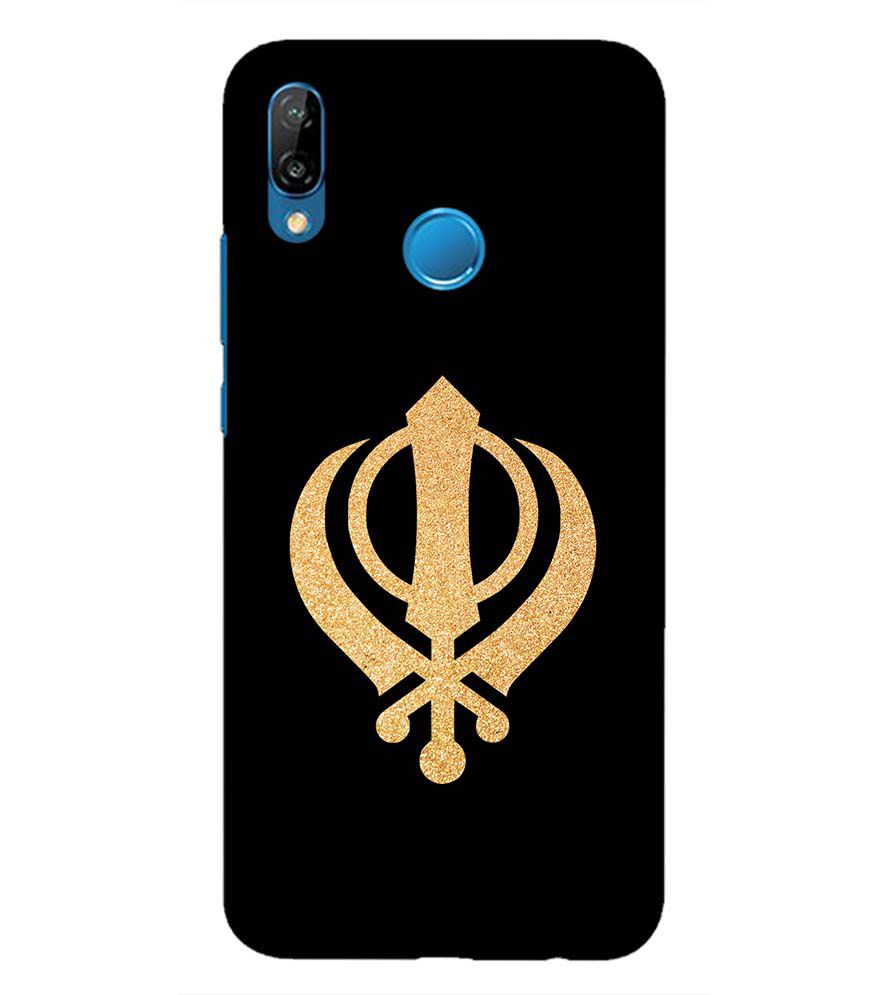 PS1300-Khanda Sahib Back Cover for Huawei Nova 3e