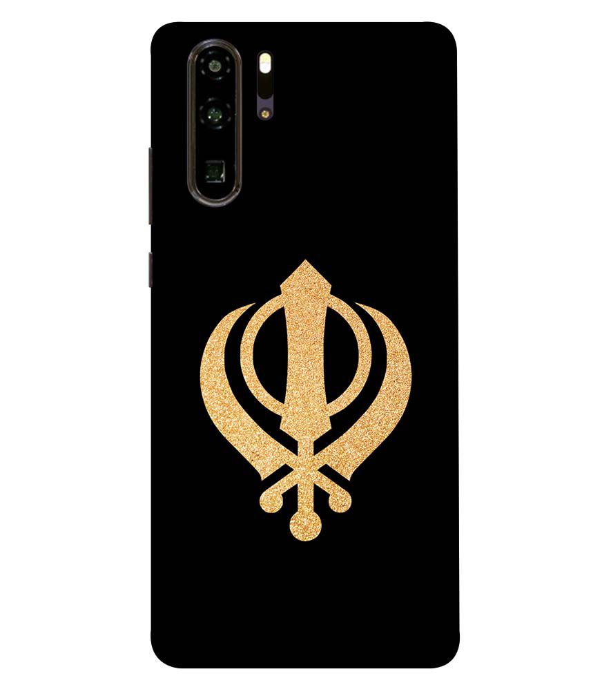 PS1300-Khanda Sahib Back Cover for Huawei P30 Pro