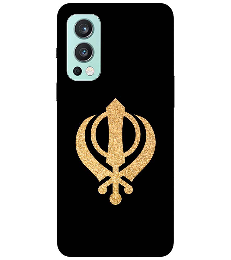 PS1300-Khanda Sahib Back Cover for OnePlus Nord 2 5G