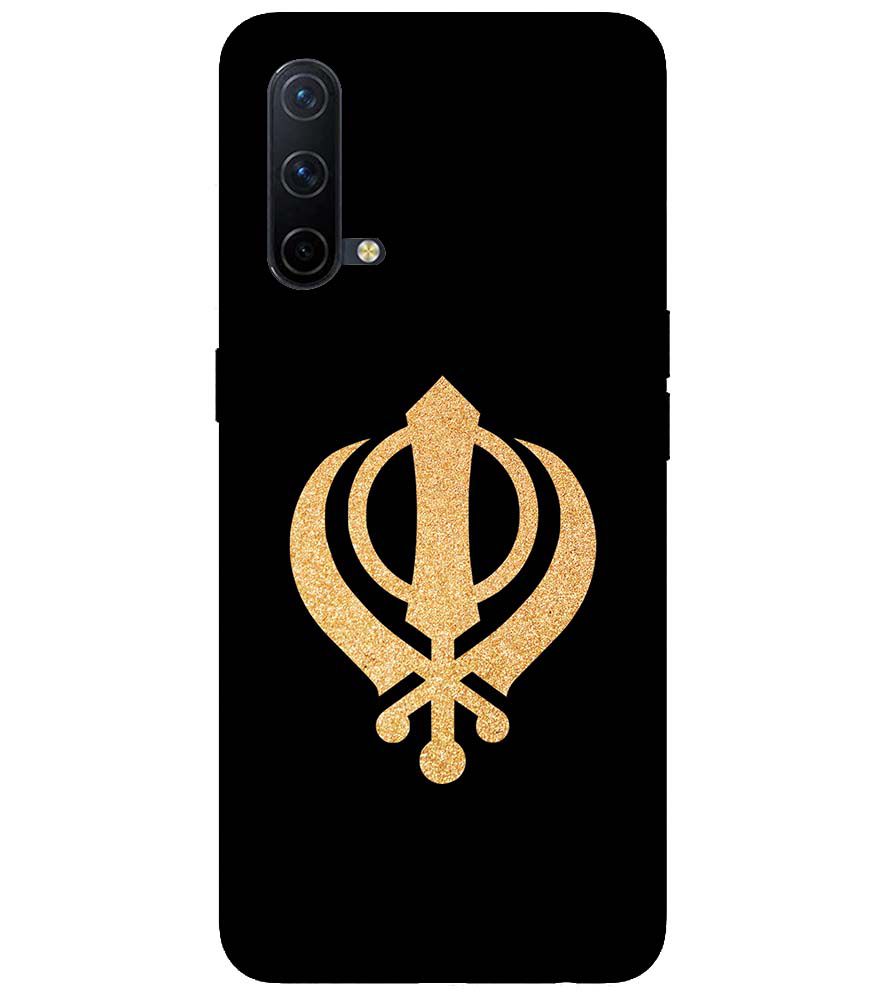 PS1300-Khanda Sahib Back Cover for OnePlus Nord CE 5G