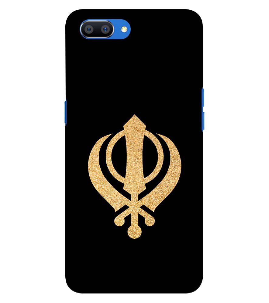 PS1300-Khanda Sahib Back Cover for Oppo A3s