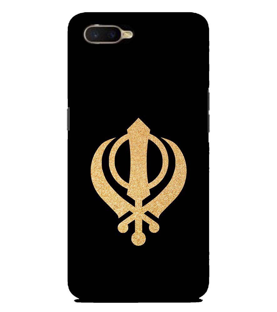 PS1300-Khanda Sahib Back Cover for Oppo K1