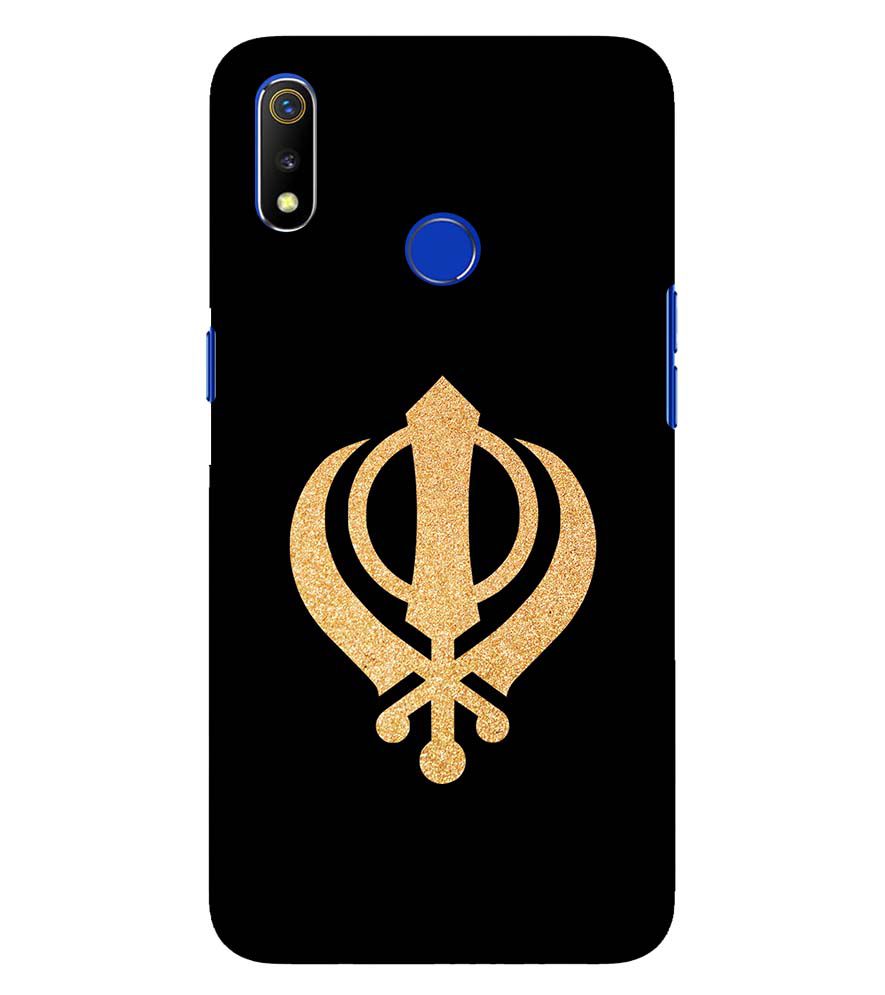 PS1300-Khanda Sahib Back Cover for Oppo Realme 3