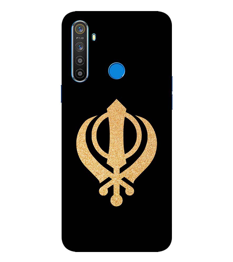 PS1300-Khanda Sahib Back Cover for Realme 5