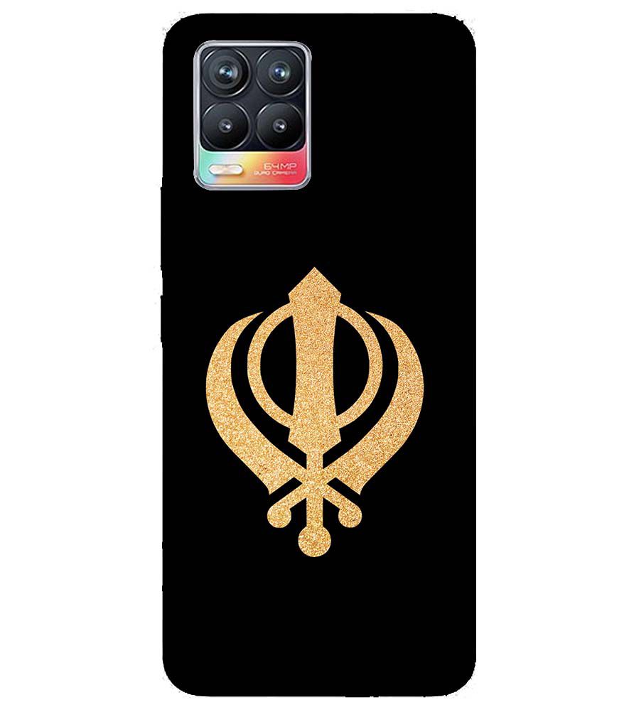 PS1300-Khanda Sahib Back Cover for Realme 8