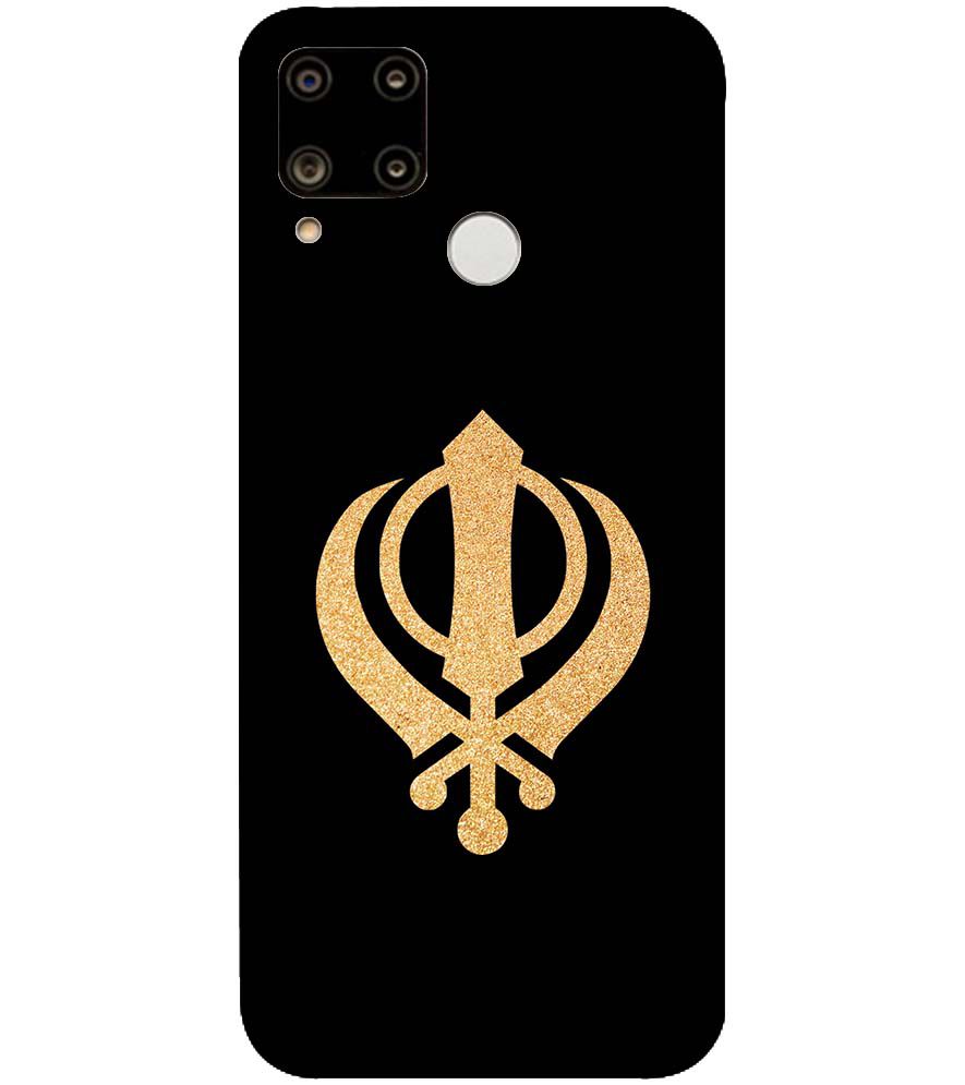 PS1300-Khanda Sahib Back Cover for Realme C15